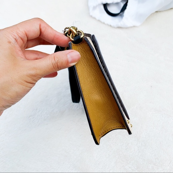 COACH Color-block Dreamer Leather Wristlet - Picture 2 of 10